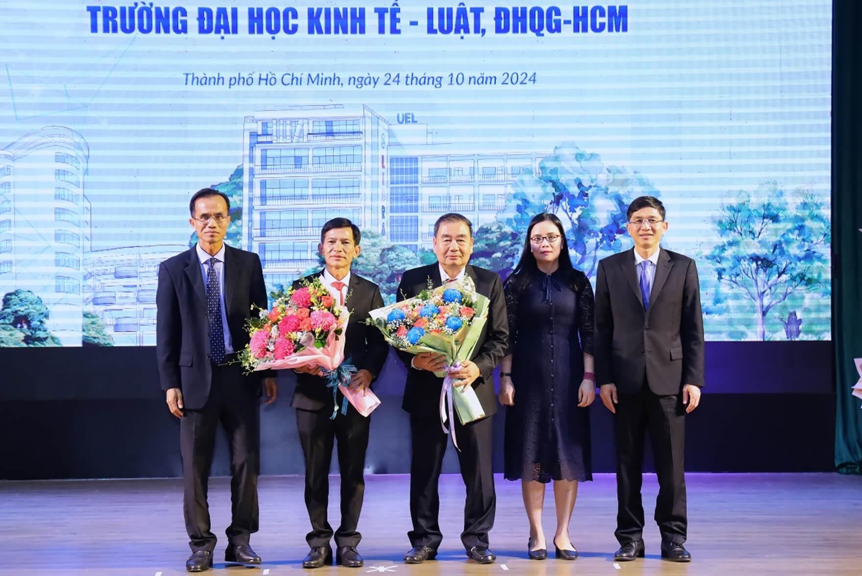Trường Đại học Kinh tế - Luật, ĐHQG-HCM có 02 Phó Hiệu trưởng được bổ nhiệm lại và bổ...